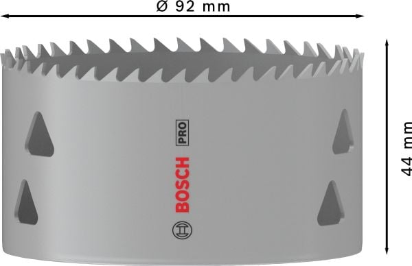 Bosch PRO Multi Material, Enkelt, Bor, Gips, Metall, Ikke-jernholdig metall, Plast, Mykt treverk, Grått, Koboltstål, Koboltlegert høyhastighetsstål...