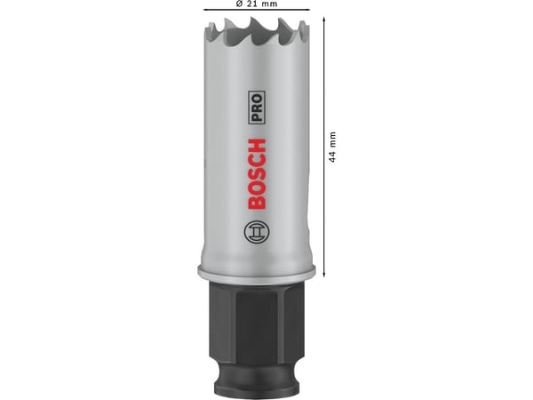 Bosch PRO Multi Material PC Plus, enkelt, bor, gips, metall, ikke-jernholdig metall, plast, mykt treverk, svart, grå, koboltlegert høyhastighetsstå...