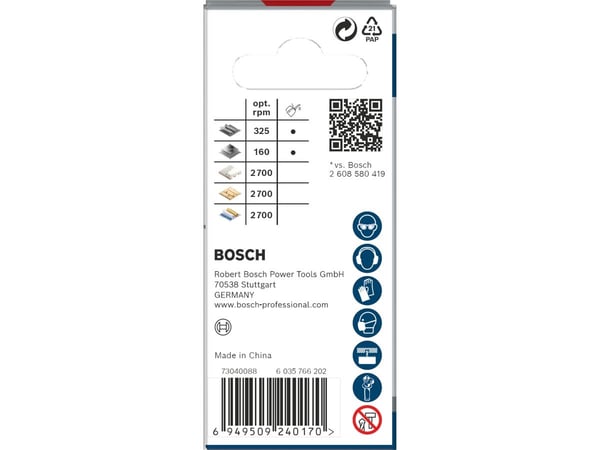 Bosch PRO Multi Material PC Plus, enkelt, bor, gips, metall, ikke-jernholdig metall, plast, mykt treverk, svart, grå, koboltlegert høyhastighetsstå...