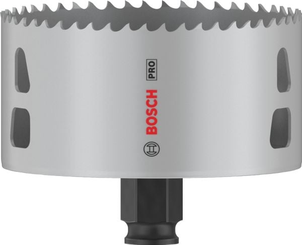 Bosch PRO Multi Material PC Plus, enkelt, bor, gips, metall, ikke-jernholdig metall, plast, mykt treverk, svart, grå, koboltlegert høyhastighetsstå...