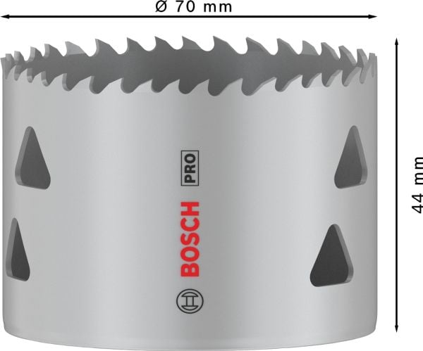 Bosch PRO Multi Material, Yksi, Pora, Kipsilevy, Metalli, Kirjometalli, Muovi, Pehmeä puu, Harmaa, Kobolttiteräs, Pikateräs-kobolttiseos (HSS-Co)
