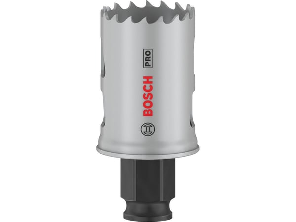 Bosch PRO Multi Material PC Plus, enkelt, bor, gips, metall, ikke-jernholdig metall, plast, mykt treverk, svart, grå, koboltlegert høyhastighetsstå...