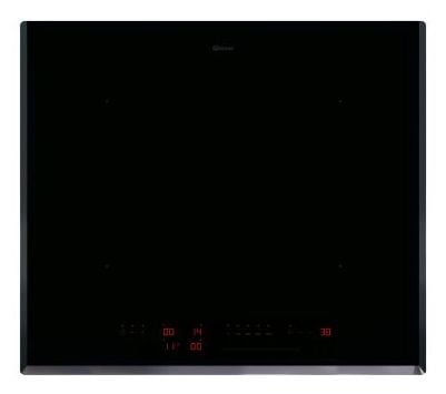 Gram KKI 6344-90 TI, Sort, Innebygget, 59.2 cm, Sonebasert induksjon, Glass, 4 zone(s)