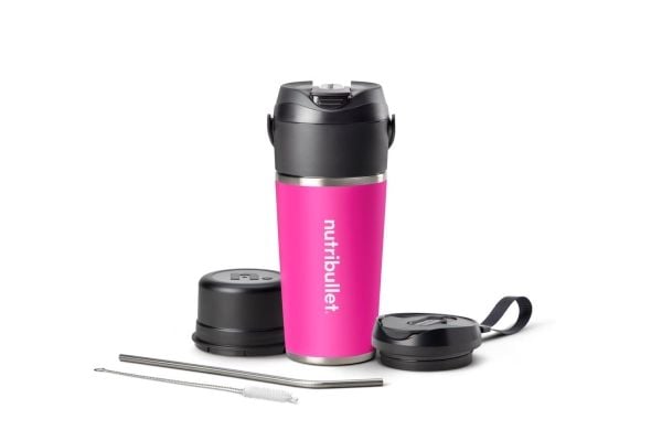 NutriBullet NBP 016MA, 0,59 l, Svart, Rosa