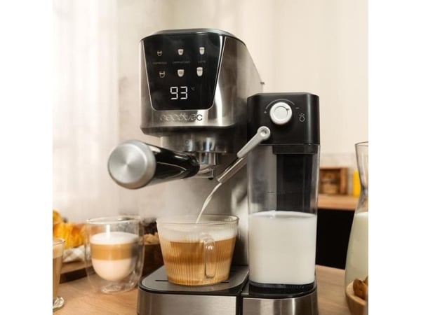 Kaffemaskin Cecotec | Power Espresso 20 Creamy | Trykk 20 bar | Med melkeshaker | Halvautomatisk | 1350 W