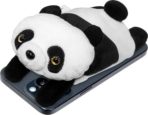 MAGMOJI Panda - Lomme for mobiltelefon / kredittkort - MagSafe-samsvar - plysjtøy