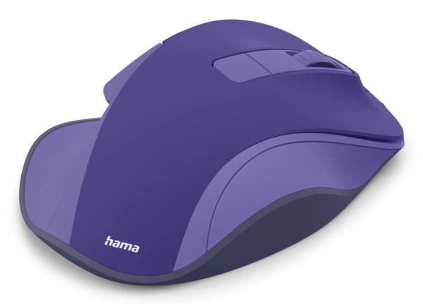 Hama WM-500, Høyre hendt, Optisk, RF kabel-fri, 1600 DPI, Blå