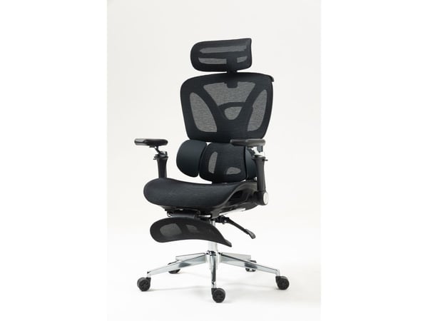 Activejet YK848 BK, Verkkoistuin, Verkkoselkänoja, musta, musta, Verkko, Verkko