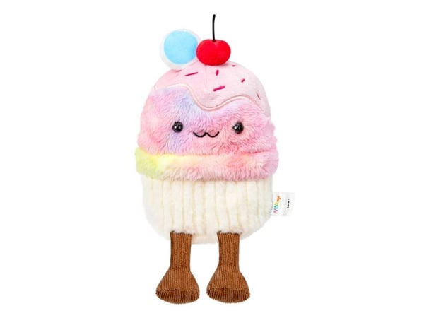 MAGMOJI Cupcake - Lomme for mobiltelefon / kredittkort - MagSafe-samsvar - plysjtøy, nylon zipper