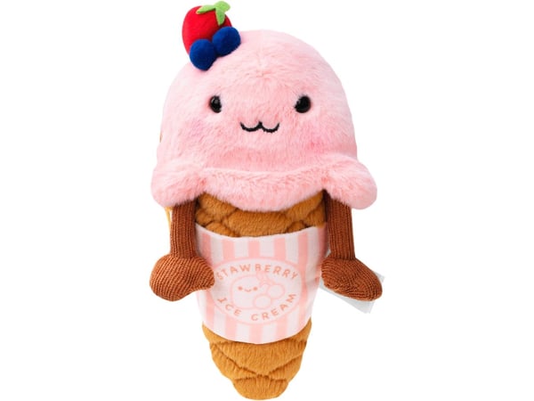 MAGMOJI Ice-cream Cone - Lomme for mobiltelefon / kredittkort - MagSafe-samsvar - plysjtøy, nylon zipper