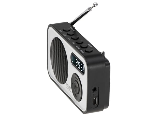 Adler AD 1906, Bærbar, AM, FM, 87,5 - 108 MHz, 522 - 1620 kHz, 0,8 W, LCD