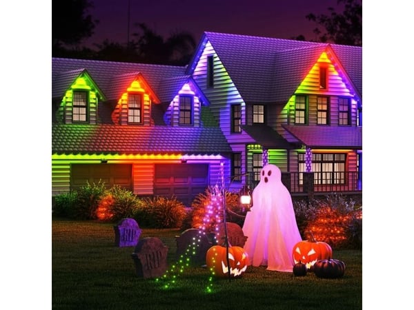 Nanoleaf Smart Multicolor Permanent Outdoor Lights Smarter Kit, 15m