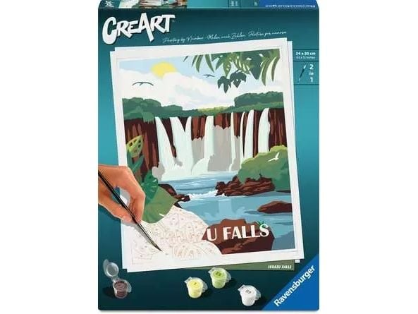 Ravensburger 25894, 1 sider, Malinger inkludert, Gutt/Jente, Fargelegg etter tall
