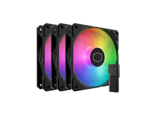 Cooler Master SickleFlow Edge 120 - Kabinettvifte - 120 mm - svart (en pakke 3)