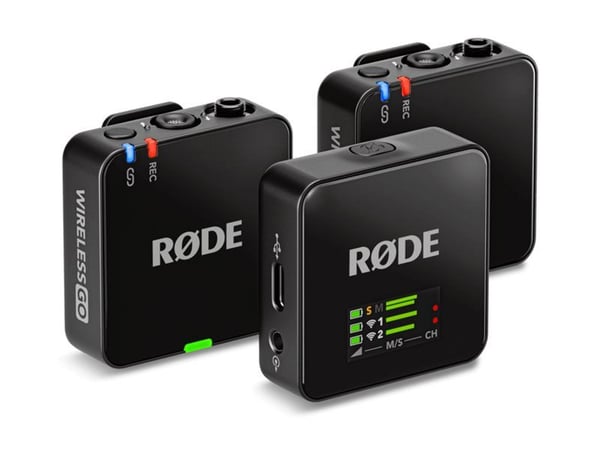 RØDE Wireless GO - 3:e generationen - mikrofonsystem - USB - svart