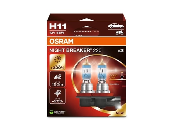 Osram Night Breaker 220 - H11 auton polttimot