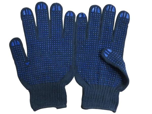Arbeidshansker Kerbl GLOVES KNIT, PVC SPOTS str. XL C01BBDSS