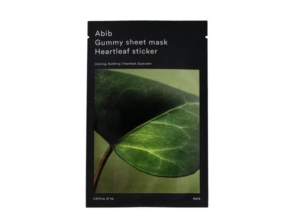 Abib Gummy Sheet Mask Heartleaf Sticker 27 ml