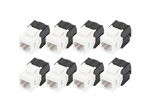 DIGITUS - Modulinnlegg - keystone - CAT 6 - UTP - RJ-45 (en pakke 8)