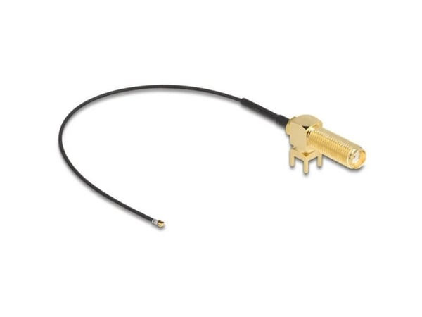 DeLOCK 12031, 0,15 m, RP-SMA, I-PEX MHF4, musta