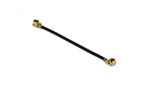 Delock - Antennekabel - MHF plugg til MHF plugg - 4.5 cm - koaksial - svart