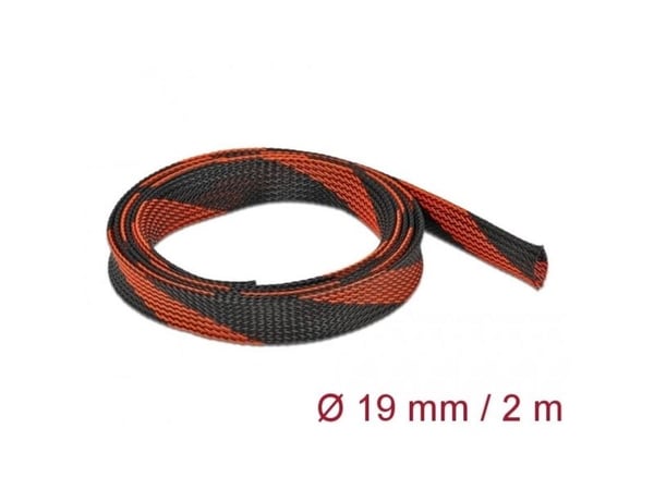 DeLOCK 20743, Musta, Punainen, Polyesteri, -50 - 150 °C, 1 kpl