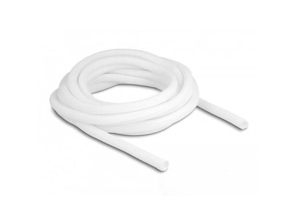 Delock - Flätad ärm - 9 mm diameter - 5 m - vit