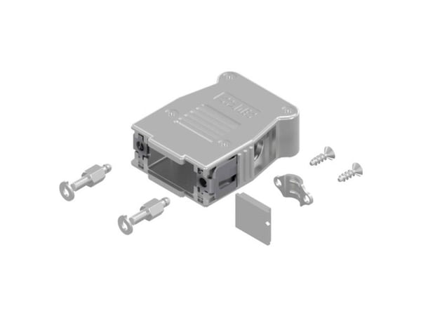 Conec SnapLock 16-003200E D-SUB-kotelo Navan numero: 9 Muovi, metalloitu 90°, 180° 1 kpl