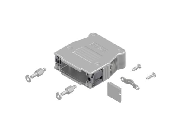 Conec SnapLock 16-003210E D-SUB-kabinett, poler: 15, plast, metallisert, 90°/180°, 1 stk