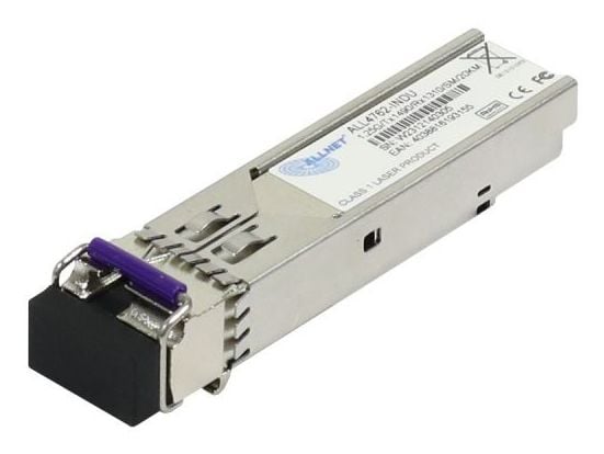 ALLNET Switch Module ALL4762INDU SFPMiniGBIC 1000Mbit WDMBidiLC Tx1490nmRx1310nm 9u 20Km Industrial 4085 grader