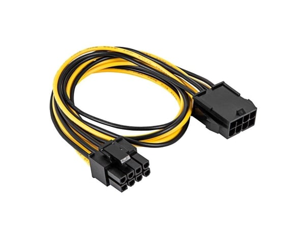 Akyga AK-CA-82, 0,4 m, PCI-E (8-polig), PCI-E (8-polig), Honkontakt, Hankontakt