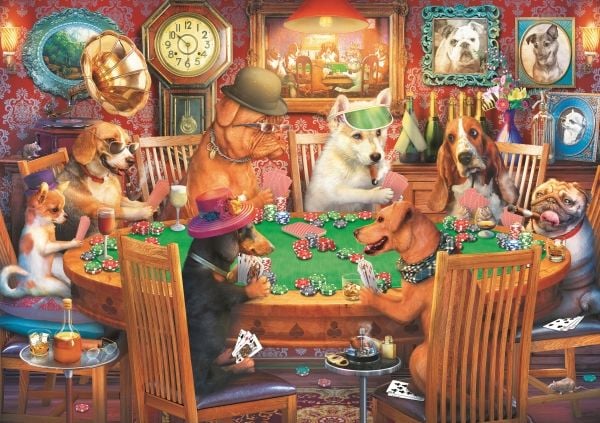 Trefl Puzzle piilotetut muodot peli-ilta 1086 palaa