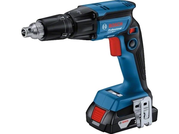 Bosch GTB185-LI, Elektrisk skrutrekker, Pistolhåndtak, 1/4", Sort, Blå, Rød, Børsteløs, Hengehull - SOLO