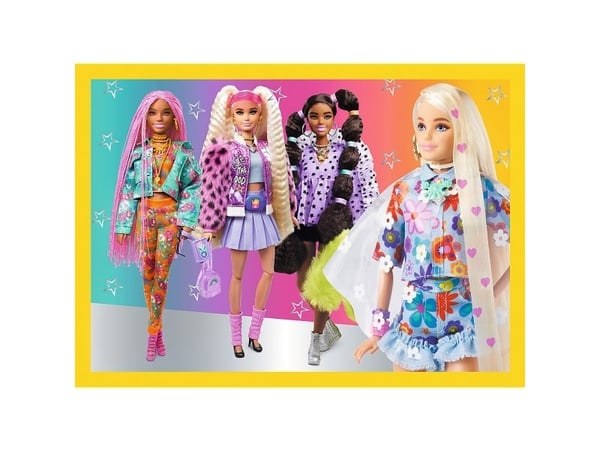 Trefl Barbie Happy world of, 54 stykker, Leke, 4 år