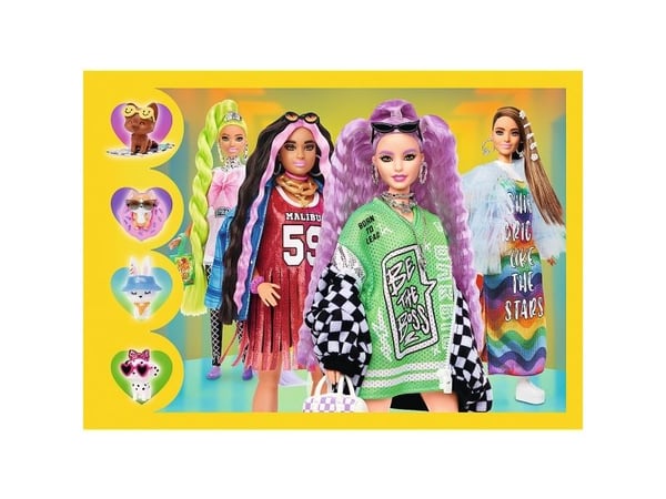 Trefl Barbie Happy world of, 54 stykker, Leke, 4 år