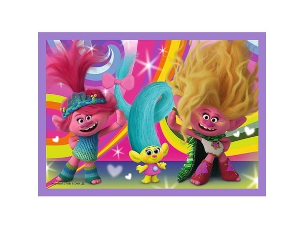 Trefl Puzzle 4in1 Adventures av fargerike troll TREFL
