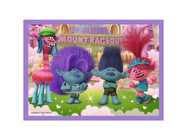 Trefl Puzzle 4in1 Adventures av fargerike troll TREFL