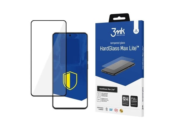 3MK HardGlass Max Lite, POCO X6 Pro, 1 stykker 3MK HardGlass Max Lite, POCO X6 Pro, 1 stykker