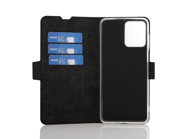 Wave BookCase beskyttelsesdeksel, MagSafe-kompatibel, Motorola Moto G14, svart