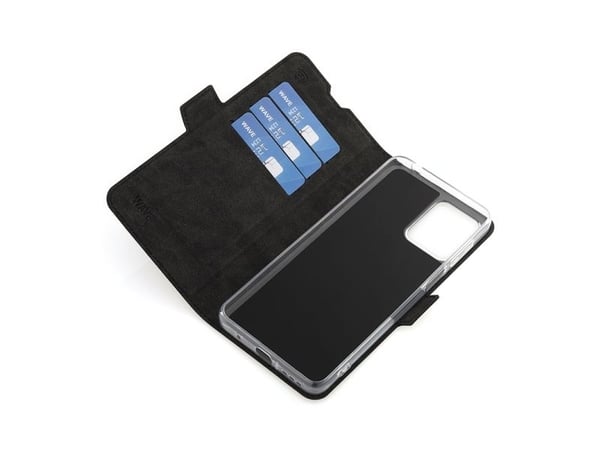 Wave BookCase beskyttelsesdeksel, MagSafe-kompatibel, Motorola Moto G14, svart