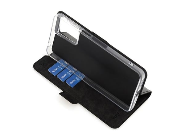 Wave BookCase beskyttelsesdeksel, MagSafe-kompatibel, Motorola Moto G14, svart