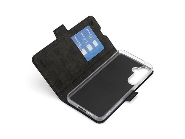 Wave -BC-SS-A555G-BK, Folio, Samsung, Galaxy A55 5G, Svart