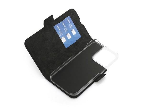Wave -MSBC-AP-IP15PR-BK, Folio, Apple, iPhone 15 Pro, 15,5 cm (6.1"), Svart