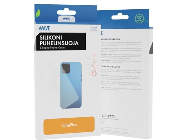 Wave silikondeksel, OnePlus 12, gjennomsiktig