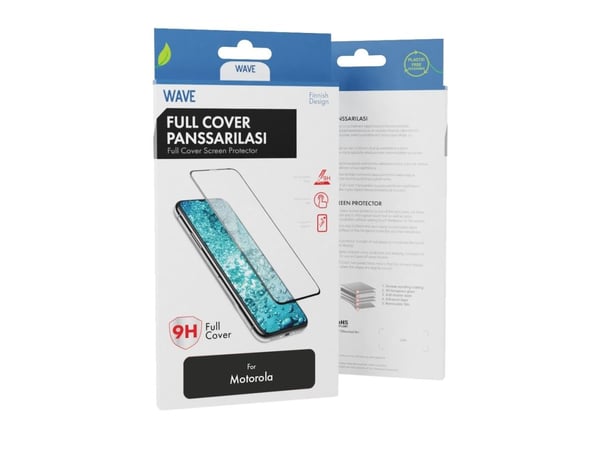 Wave -FC-MO-G845G-BK, Motorola, Moto G84 5G, Naarmuuntumisenkestävä, musta, Läpinäkyvä, 1 kpl
