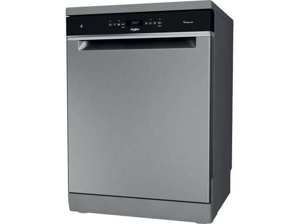 Whirlpool WFO 3T133 PF X, Frittstående, Full størrelse (60 cm), Rustfritt stål, Sort, Berøringskontroll, 1,3 m