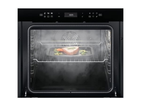 Whirlpool W6 OS4 4S2 P BL, Medium, Elektrisk ovn, 73 l, 73 l, Pyrolytisk, Innebygget