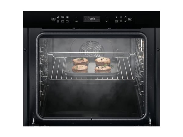 Whirlpool W6 OS4 4S2 P BL, Medium, Elektrisk ovn, 73 l, 73 l, Pyrolytisk, Innebygget