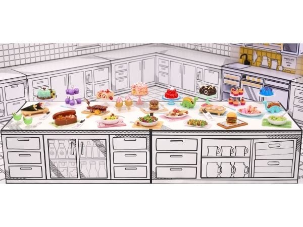 Miniverse Make It Mini Foods: Diner Series 3B, 8 år, Flerfarget, Plast, Harpiks