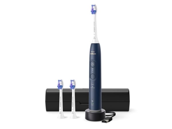 Philips Sonicare 6100 series Series 6100 HX7403/01 Oppladbar tannbørste, Voksen, Sonik tannbørste, Daglig stell, Sensitiv / Myk, 62000 bevegelser p...